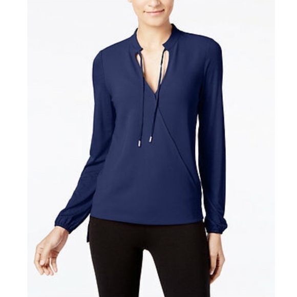 Michael Michael Kors Crossover Top Size S - Picture 1 of 16